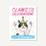 Claws for Celebration - Notecard Set