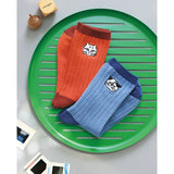 Cat socks - Ribbed Orange