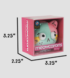 Meowcaron Plush Bag Charm - Scared
