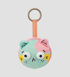 Meowcaron Plush Bag Charm - Scared