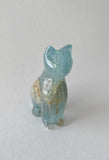 2 “ Blue Onyx Cat Carving