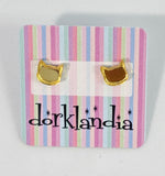 Cat Head Earrings- Assorted Colors