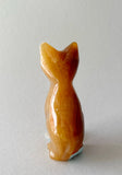2 “ Brown Onyx Cat Carving