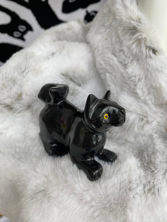 2.5” onyx Cat crystal Carving (2)