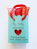 My Kitty Valentine Catnip Cat Toy Set - 6 Love Print Catnip Kickers