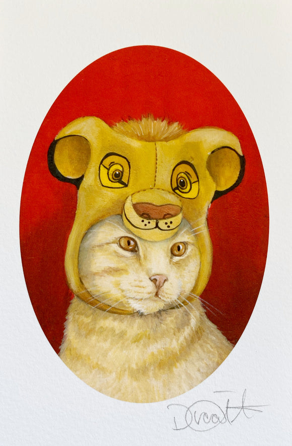 Cats in Cosplay Print - Simba