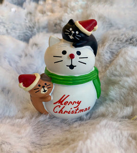 Large snowman Cat Decole Concombre