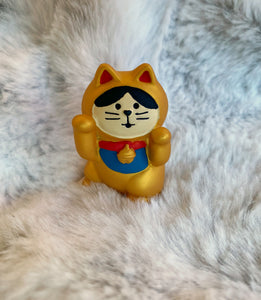 Gold Lucky Cat Decole Concombre