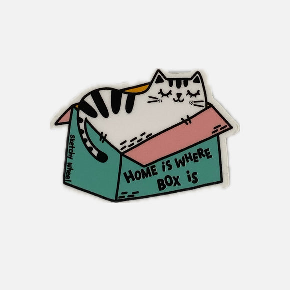 Box Cat Sticker