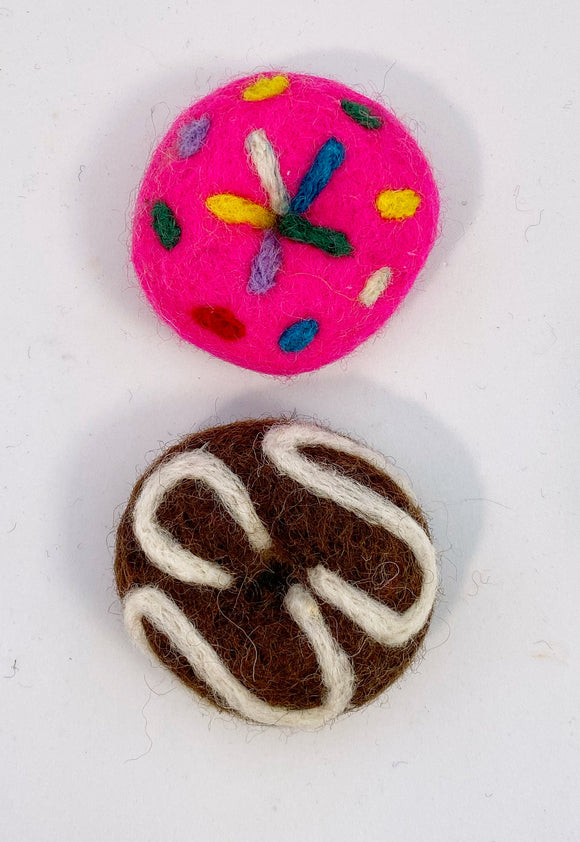 Wool Cat Toy - Donut