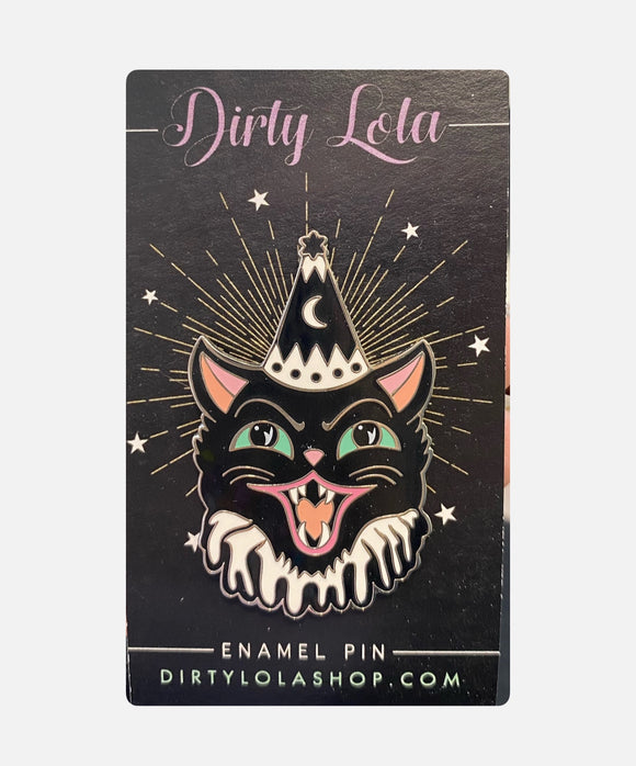 Halloween Cat Enamel Pin