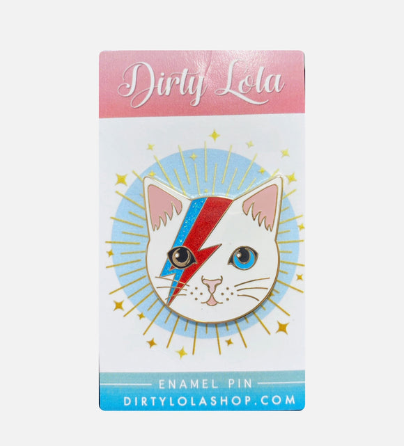 Kitty Stardust Enamel Pin