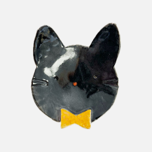 Bow Tie Cat Trinket Dish