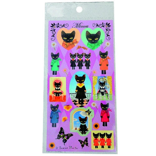 Sticker Sheet - Black Cats