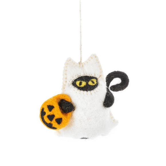 Ghost Cat Ornament