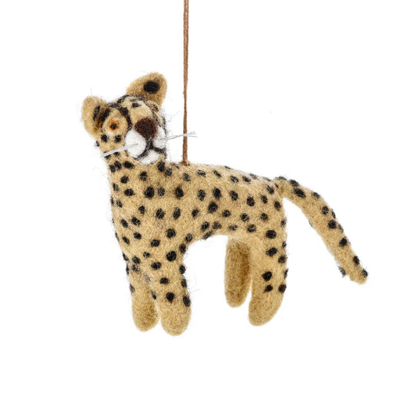 Larry the Leopard Ornament