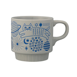 Decole Walking Cat Mug - Cosmos