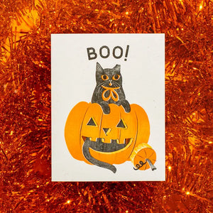 Boo Cat Card