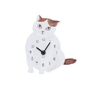 Cat Wall Clock by Matsuo Miyuki