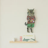 Cat Wall Clock by Nathalie Lété