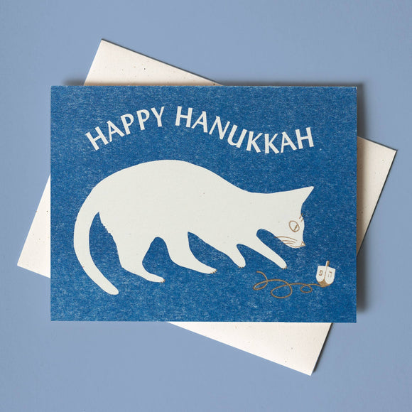 Hannukah Cat Card