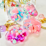 Pawprint Cat Keychain