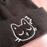 Glow in the Dark Sleepy Cat Beanie