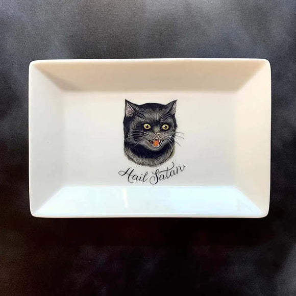 Hail Satan trinket tray