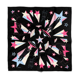 Space Cat Cotton Silk Bandana