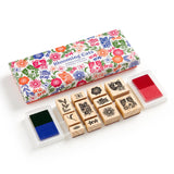 Blooming Cats Rubber Stamp Set