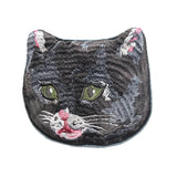 Nathalie Lété Pouch - embroidered black cat