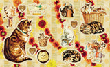 Victoriana Cats Sticker Book