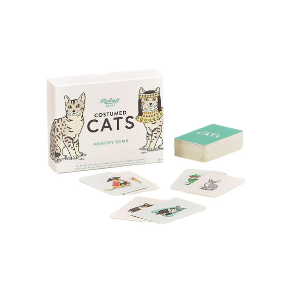 Costumed Cats Memory Game