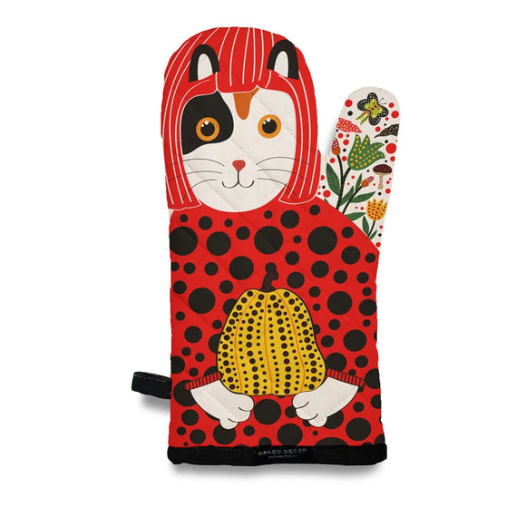 Kusama Cats Oven Mitt