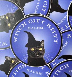 Witch City Kitty 3" Sticker