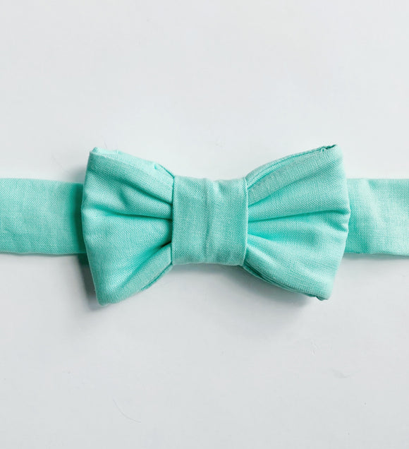 Classic Aqua Bow Tie for Cats