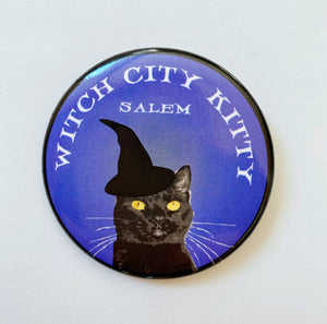 Witch City Kitty 2" Pin