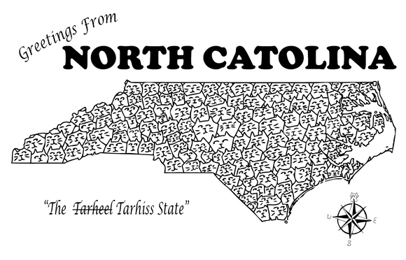 North Catolina Postcard
