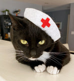 Nurse hat for Cats