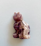 2” Amethyst Crystal Cat